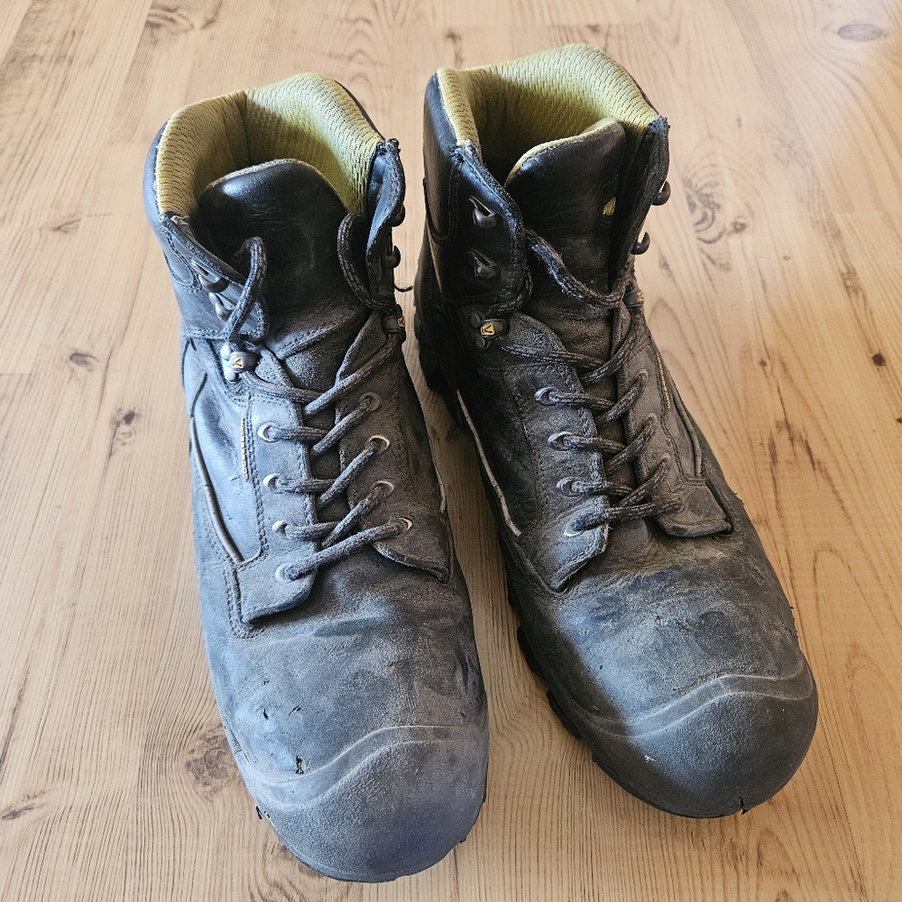 Keen Men's Steel Toe Leather Boots - Picture 1 of 9